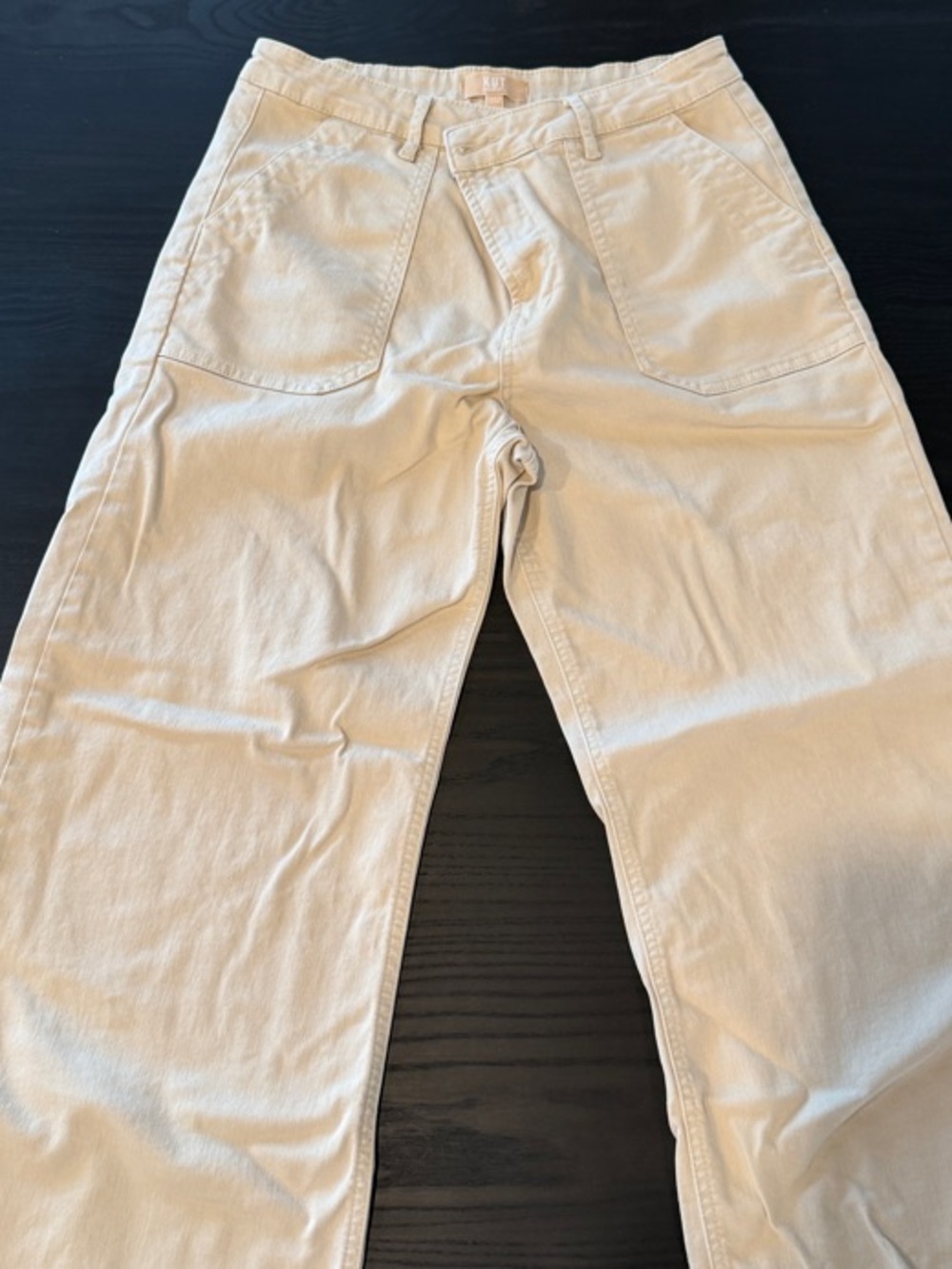 Kut from the Kloth Beige High-Rise Pants